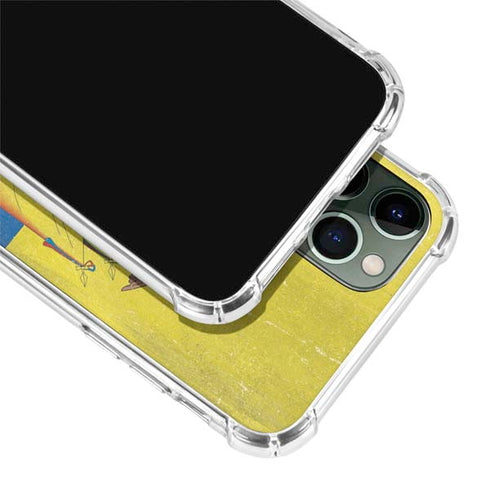 Ecuador Flag Distressed iPhone 12 Pro Clear Case